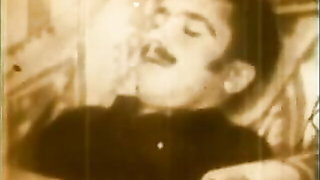 Explicit massage scene in a softly lit room
