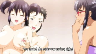 Close frame of an explicit scene in sharp indoor light