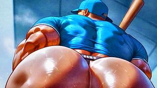 Close frame of an explicit scene in sharp indoor light