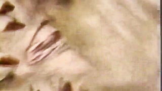 Close frame of an explicit scene in sharp indoor light