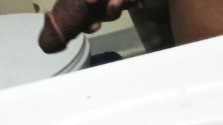 Close frame of an explicit scene in sharp indoor light