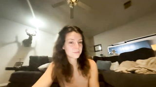Explicit doggy style scene on a wide bed