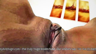 Close frame of an explicit scene in sharp indoor light