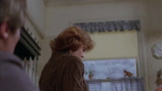 Close frame of an explicit scene in sharp indoor light