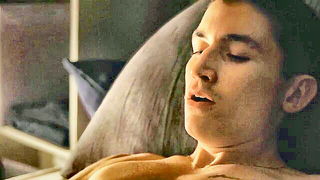 Explicit doggy style scene on a wide bed