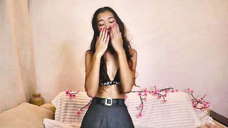 Explicit doggy style scene on a wide bed