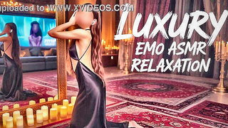 Explicit doggy style scene on a wide bed