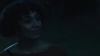 Close frame of an explicit scene in sharp indoor light