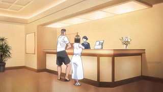 Couple mid-scene in a dim bedroom