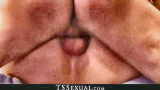 Explicit doggy style scene on a wide bed