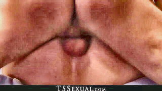 Explicit doggy style scene on a wide bed