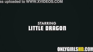 Explicit massage scene in a softly lit room
