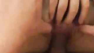 Close frame of an explicit scene in sharp indoor light