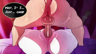 Solo performer with a toy on rumpled bedsheets