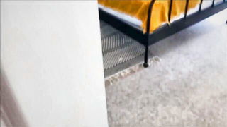 Couple mid-scene in a dim bedroom