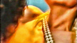 Close frame of an explicit scene in sharp indoor light