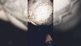 Close frame of an explicit scene in sharp indoor light