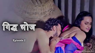 Explicit massage scene in a softly lit room