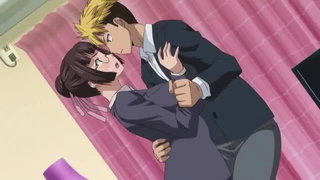 Close frame of an explicit scene in sharp indoor light