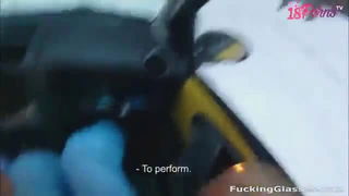 Explicit doggy style scene on a wide bed