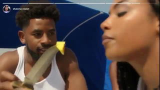 Close frame of an explicit scene in sharp indoor light