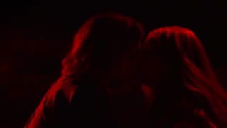 Close frame of an explicit scene in sharp indoor light