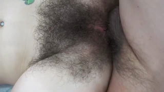 Close frame of an explicit scene in sharp indoor light