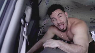 Close frame of an explicit scene in sharp indoor light